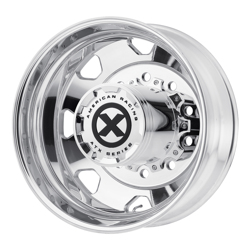 Set of 4: ATX Ao401 Octane Wheel, 24x8.25 -168 Offset 10x285.75, Polished   Rear - AO40124510102