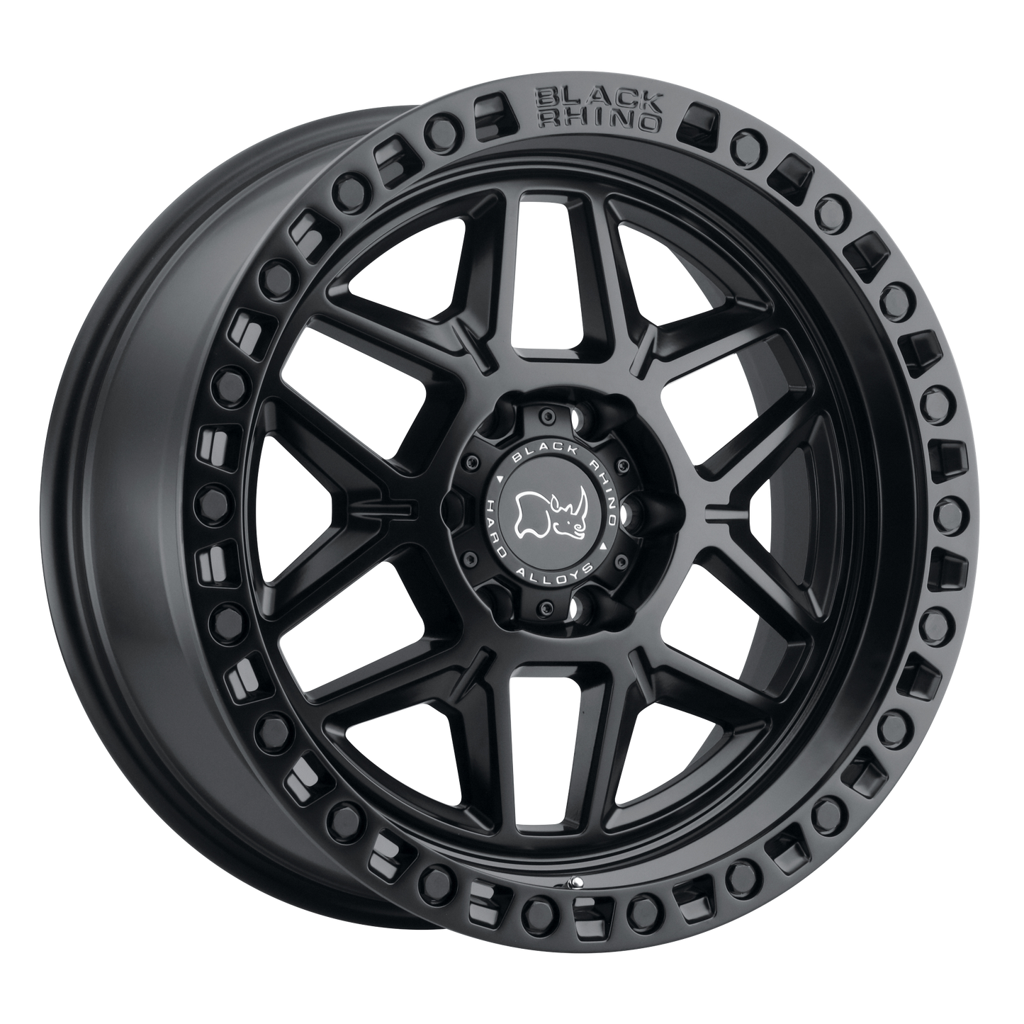 Set of 4: Black Rhino Kelso Wheel, 17x9.0 -12 Offset 6x139.7, Matte Black - 1790KLS-26140M12