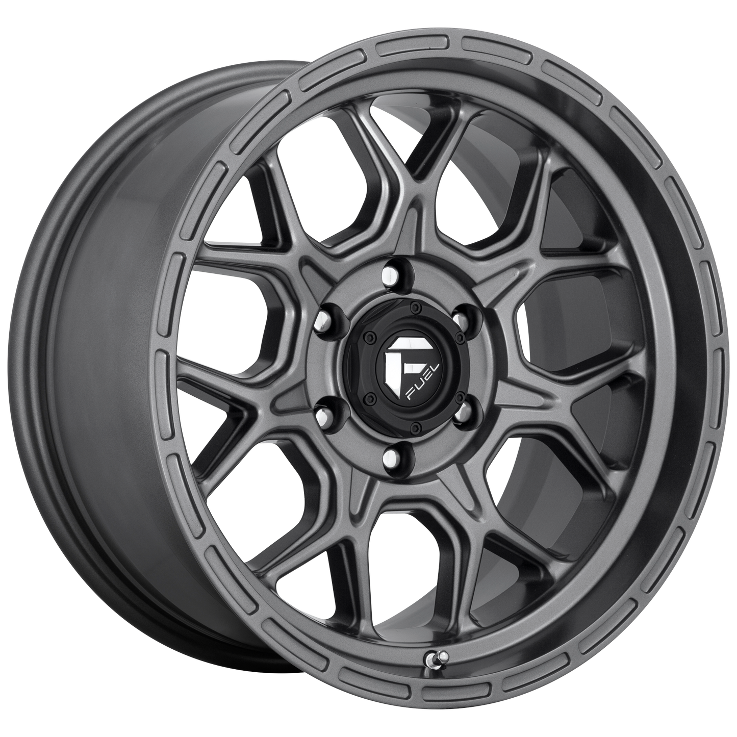 Set of 4: Fuel D672 Tech Wheel, 17x9.0 +1 Offset 6x139.7, Matte Gun Metal - D67217908450