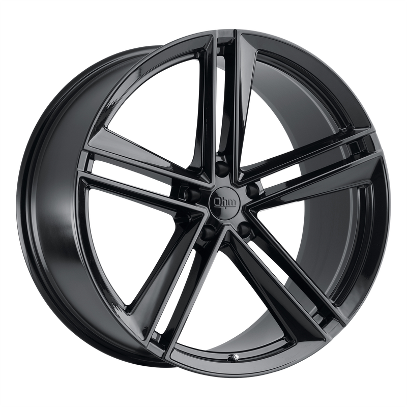 Set of 4: OHM Lightning Wheel, 20x10.0 +35 Offset 5x120, Gloss Black - 2010LTG355120B64