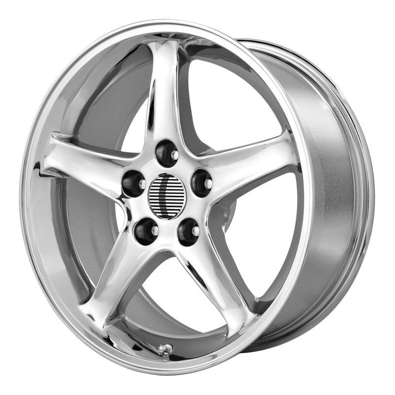 OE Creations Pr102 Wheel, 17x9.0 +24 Offset 5x114.3, Chrome - 102C-796524