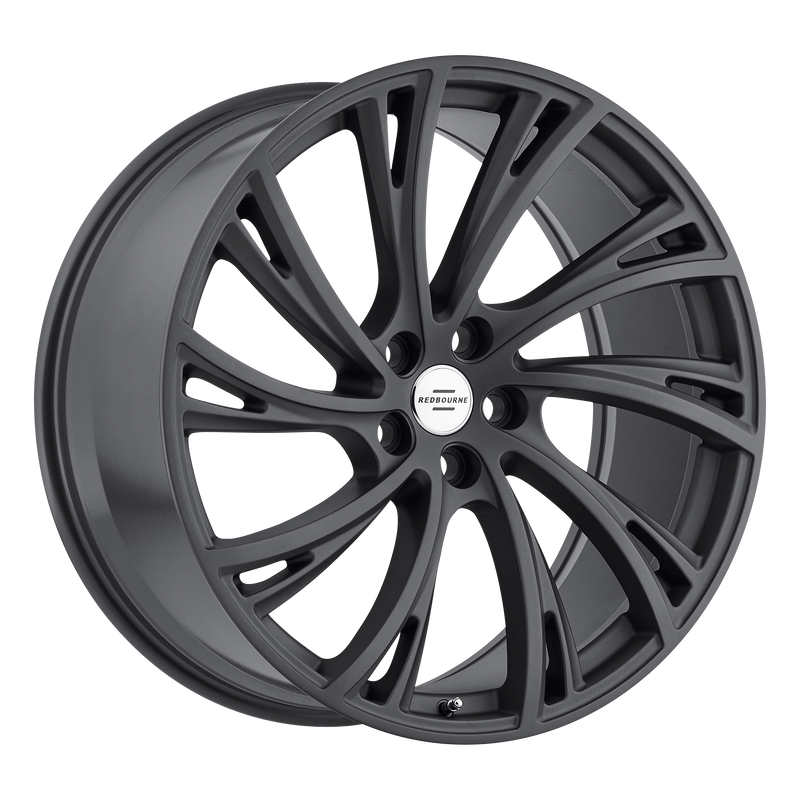Set of 4: RedBourne Noble Wheel, 20x9.5 +32 Offset 5x120, Matte Gunmetal - 2095RDB325120G72R