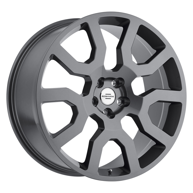 Set of 4: RedBourne Hercules Wheel, 22x10.0 +37 Offset 5x120, Gloss Gunmetal - 2210RHE375120G72