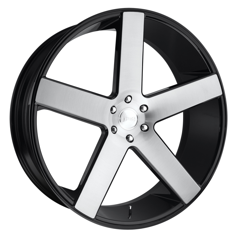 Set of 4: DUB S217 Baller Wheel, 24x10.0 +30 Offset 6x139.7, Gloss Black Brushed - S217240077+31