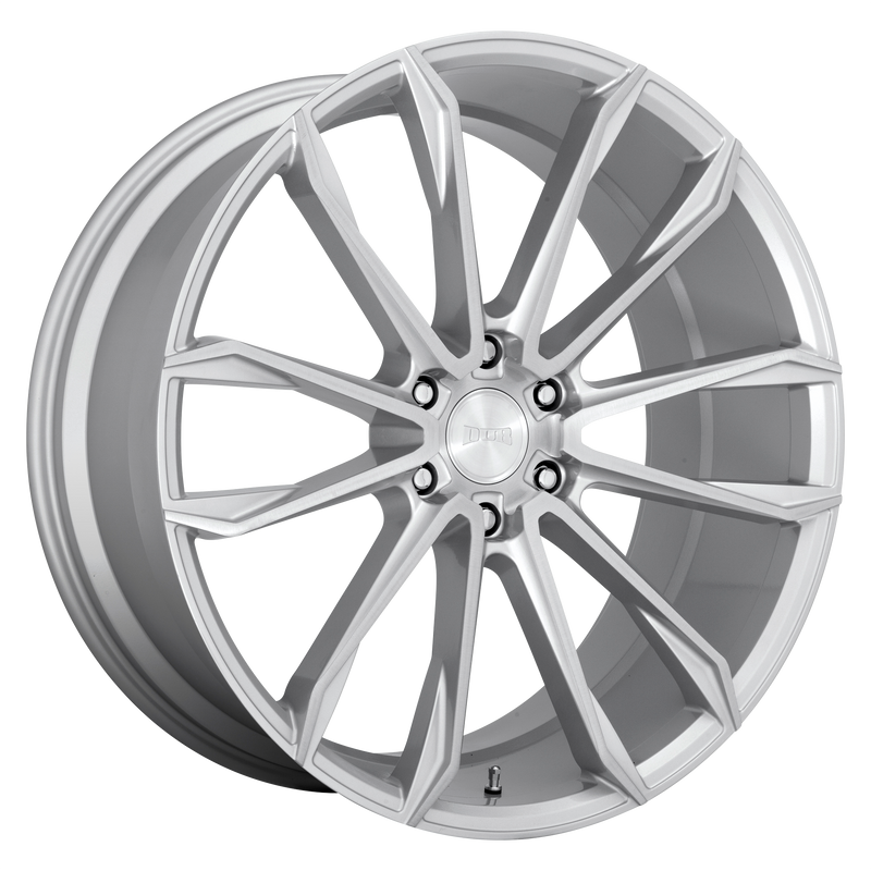 Set of 4: DUB S248 Clout Wheel, 24x10.0 +30 Offset 6x139.7, Gloss Silver Brushed - S248240084+30