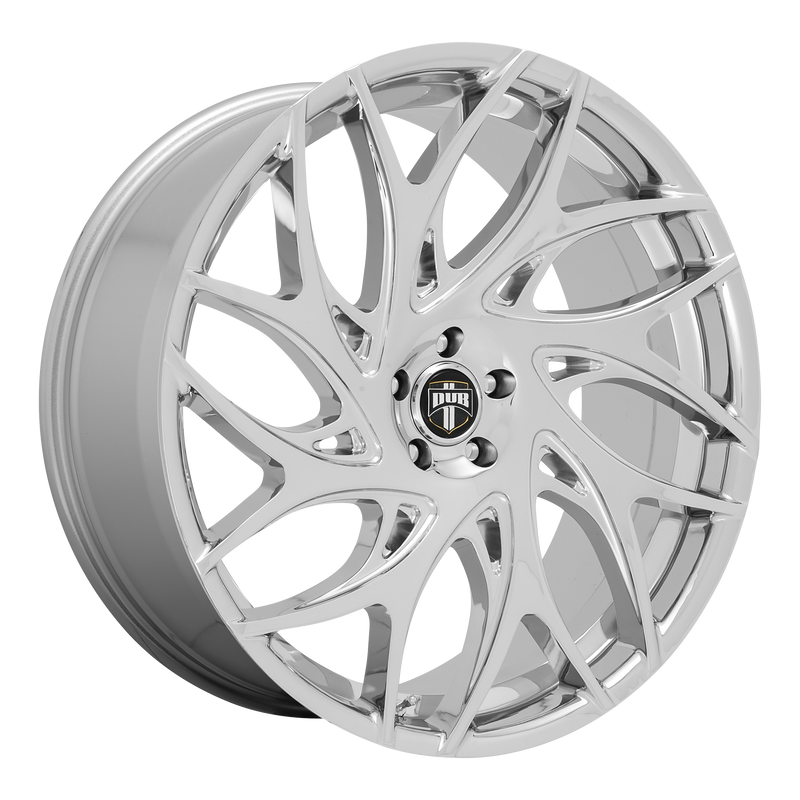 Set of 4: DUB S258 G.O.A.T. Wheel, 26x10.0 +25 Offset 6x139.7, Chrome - S258260084+25