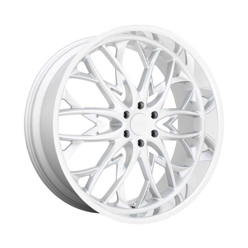 Set of 4: DUB S264 Og Wheel, 24x10.0 +30 Offset 6x135, Silver With Diamond Cut Lip - S264240089+30