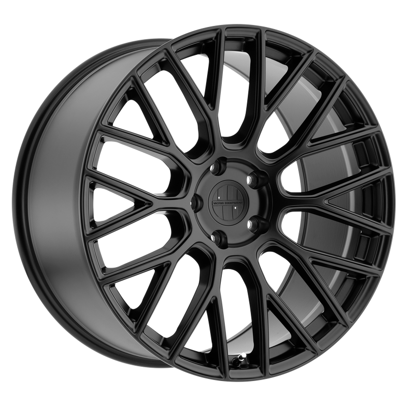 Set of 4: Victor Equipment Stabil Wheel, 20x11.0 +36 Offset 5x130, Gunmetal W/ Mirror Cut Face - 2011VIA365130M71