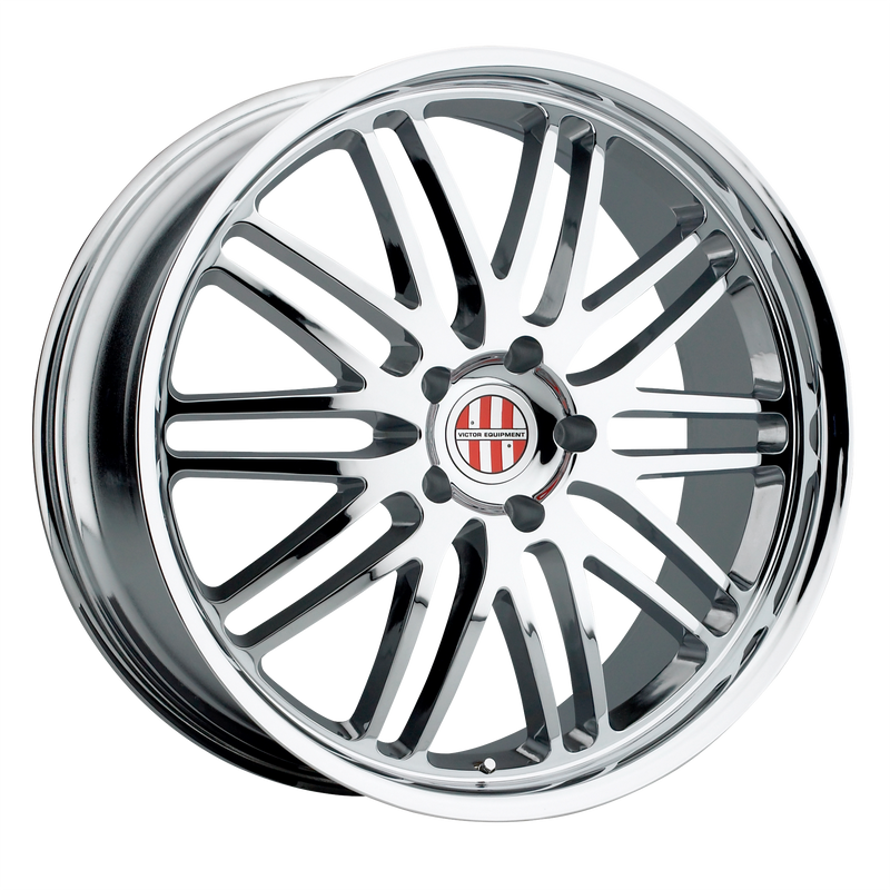 Set of 4: Victor Equipment Lemans Wheel, 20x11.0 +49 Offset 5x130, Chrome - 2011VIL495130C71