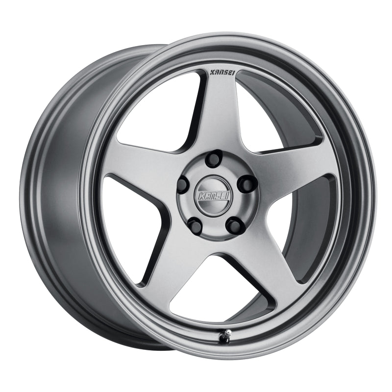Kansei KNP Wheel, 18X9.5 5X114.3 22, Gloss Gunmetal - K12G-189512+22