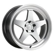 Kansei KNP Wheel, 19X9.5 5X114.3 +35, Hyper Silver with Bright Machined Lip - K12H-199512+35.