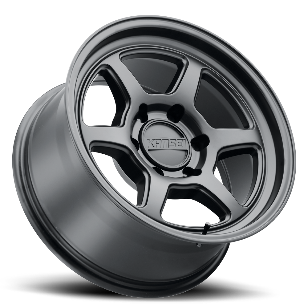 Kansei ROKU Off Road Wheel, 17X8.5 5X127 0, Matte Black - K14MB-78550-00.