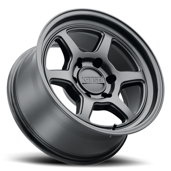 Kansei ROKU Off Road Wheel, 17X8.5 5X127 0, Matte Black - K14MB-78550-00.