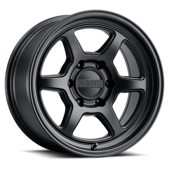 Kansei ROKU Off Road Wheel, 17X8.5 5X127 0, Matte Black - K14MB-78550-00.