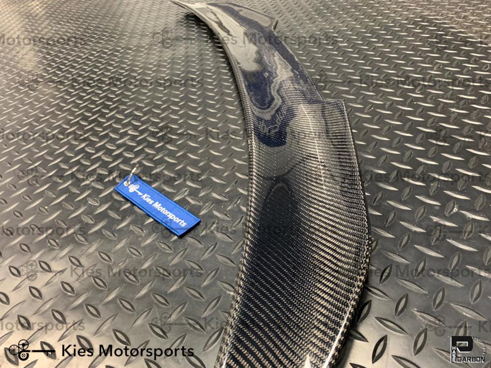 2012-2018 BMW 3 Series (F30) / 2014+ BMW M3 (F80) PSM Aggressive High Kick Carbon Fiber Trunk Spoiler