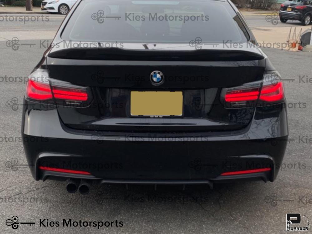 2012-2018 BMW 3 Series (F30) / 2014+ BMW M3 (F80) PSM Inspired High Kick Carbon Fiber Trunk Spoiler