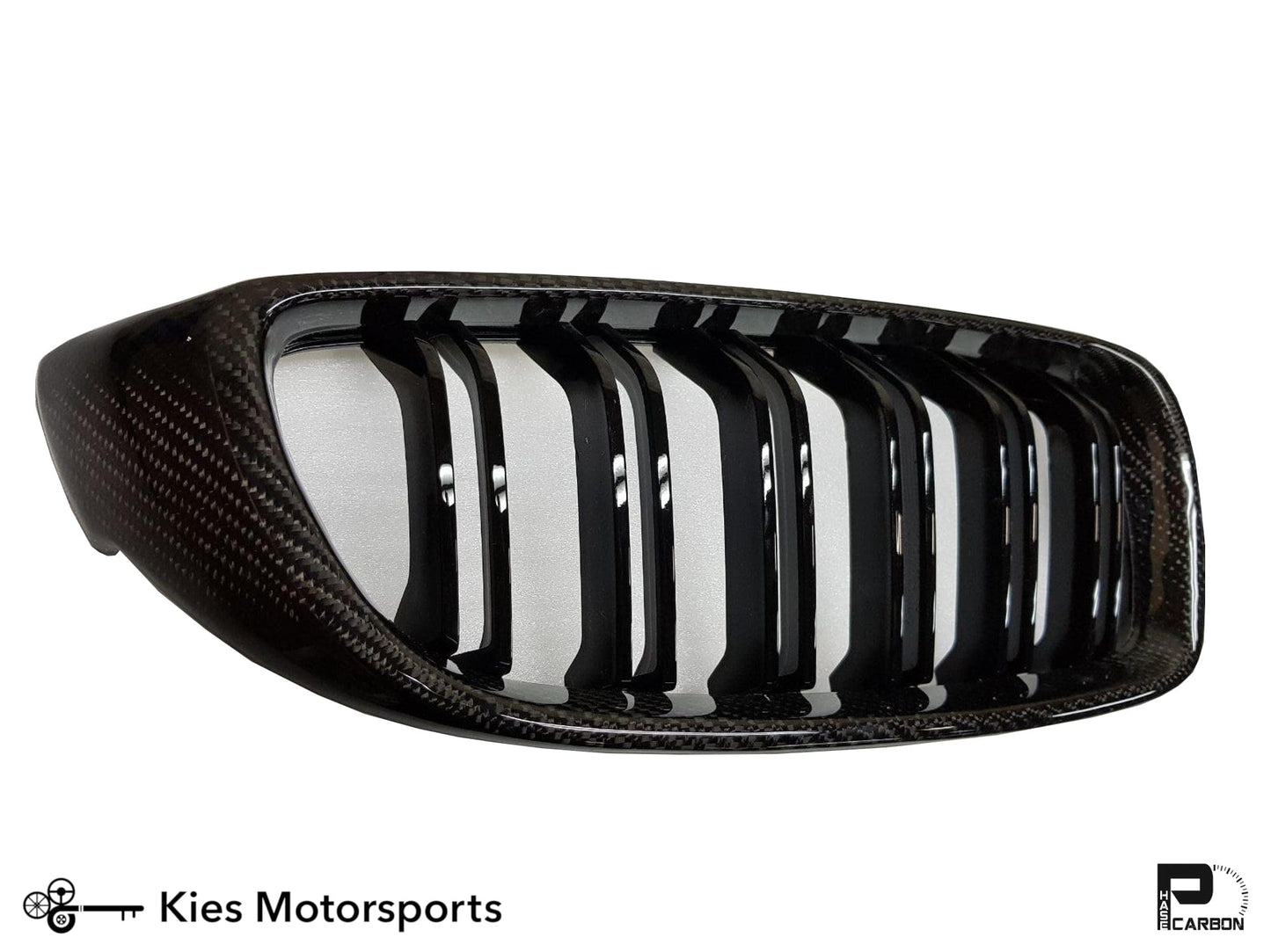 2012-2018 BMW 3 Series (F30 / F31) M3 Style Carbon Fiber Kidney Grilles (Various Finishes)