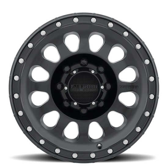 Method MR315 17x8.5 0mm Offset 6x5.5 106.25mm CB Matte Black - MR31578560500.