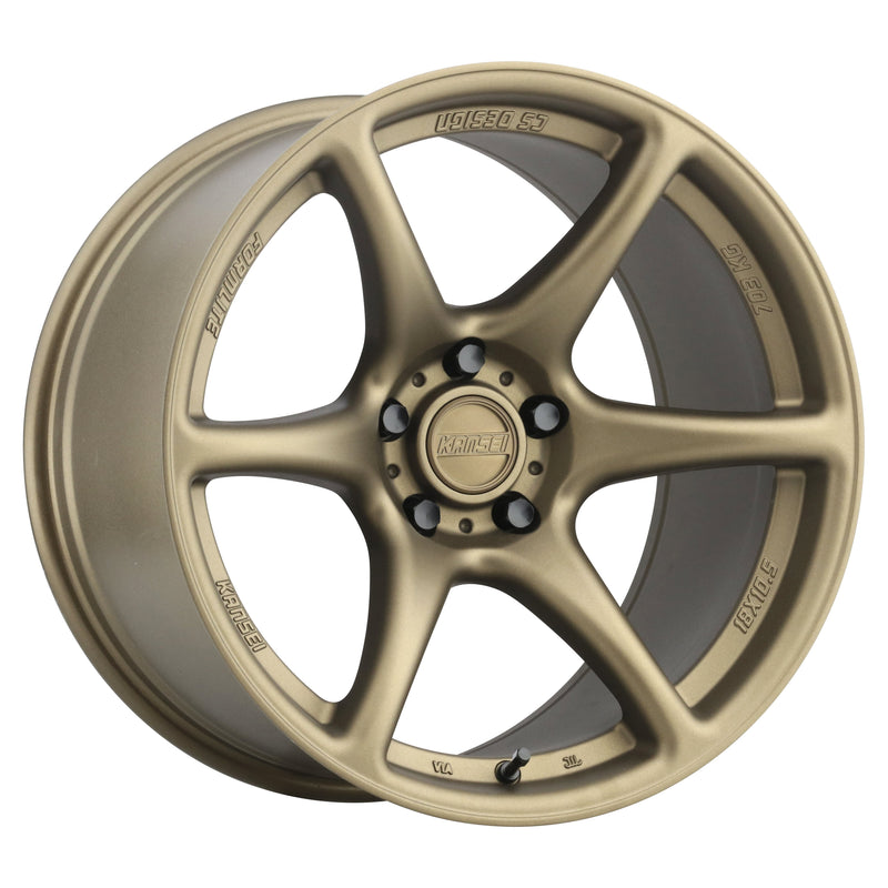 Kansei TANDEM Wheel, 18X10.5 5X114.3 12, Textured Bronze - K11B-181512+12