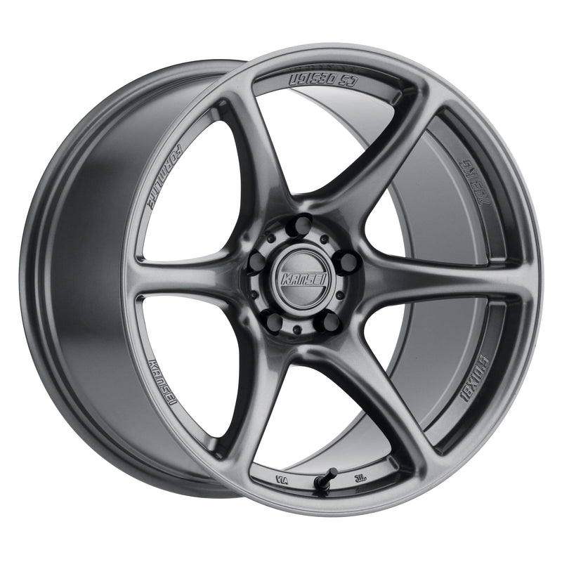 Kansei TANDEM Wheel, 18X10.5 5X114.3 12, Gloss Gunmetal - K11G-181512+12