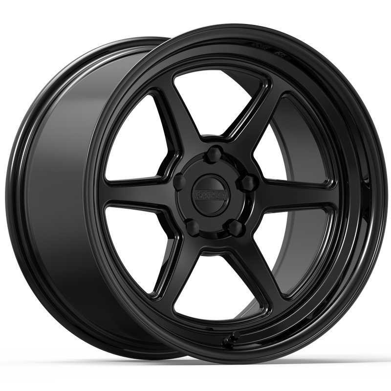 Kansei ROKU Wheel, 18X10.5 5X114.3 12, Gloss Black - K14B-181512+12