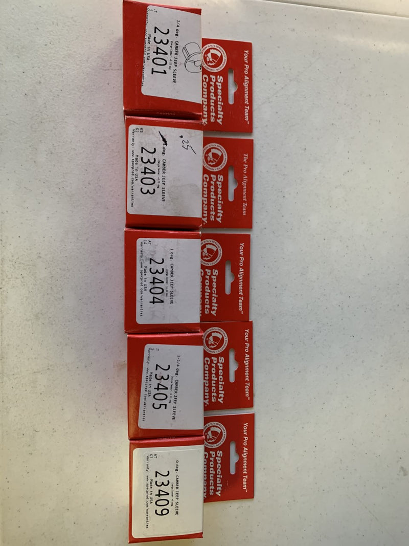 **OPEN BOX** SPC Performance 2018+ Jeep JL Assorted CAMBER SLV - 23400